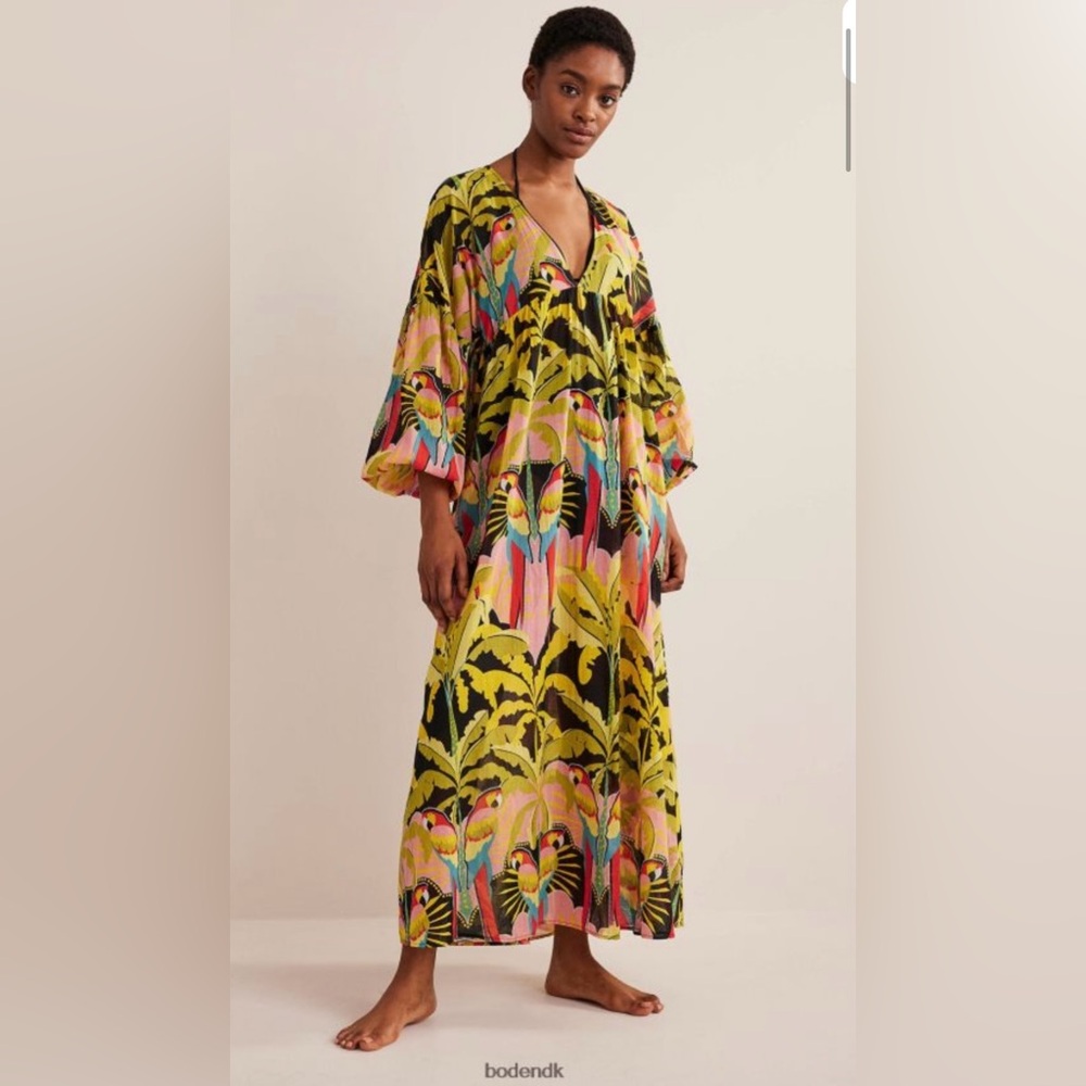 Boden multi-color jungle dress size 14R